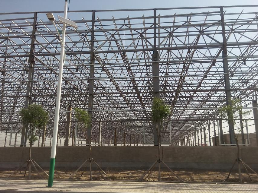 沙坪坝汽车工业厂房网架